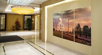 Reception desk in luxury interior - reception desk Wall Art