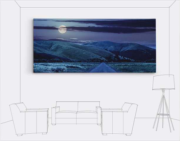 Panoramic Large Canvas Photo Prints