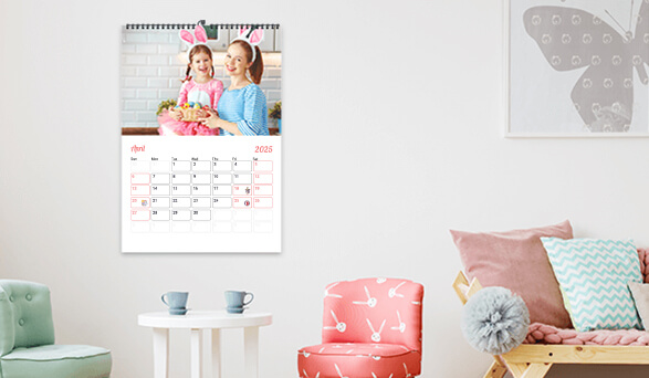 Wall photo calendars