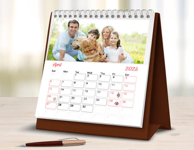 Personalized Desk Calendar